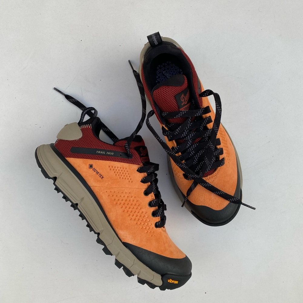 Danner Trail 2650 3" GTX Shoes in Prairie Sand/Gray Women's size 7